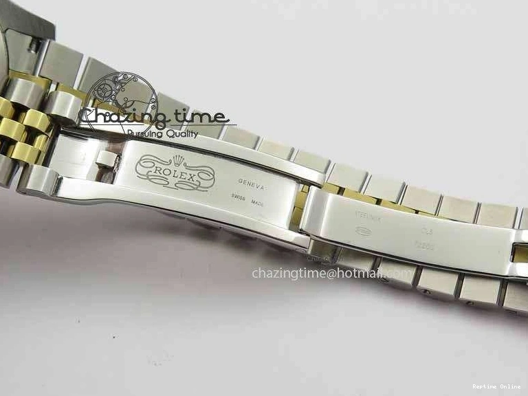 0410 DateJust 116234 SS YG BP Best Edition Gray Dial Diam Markers On SS YG Bracelet SA ZipUp 3745